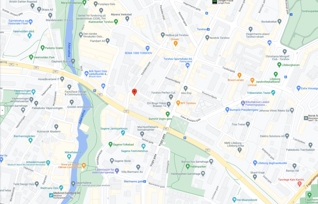 Kart over hvor HUSET Oslo ligger Google Maps